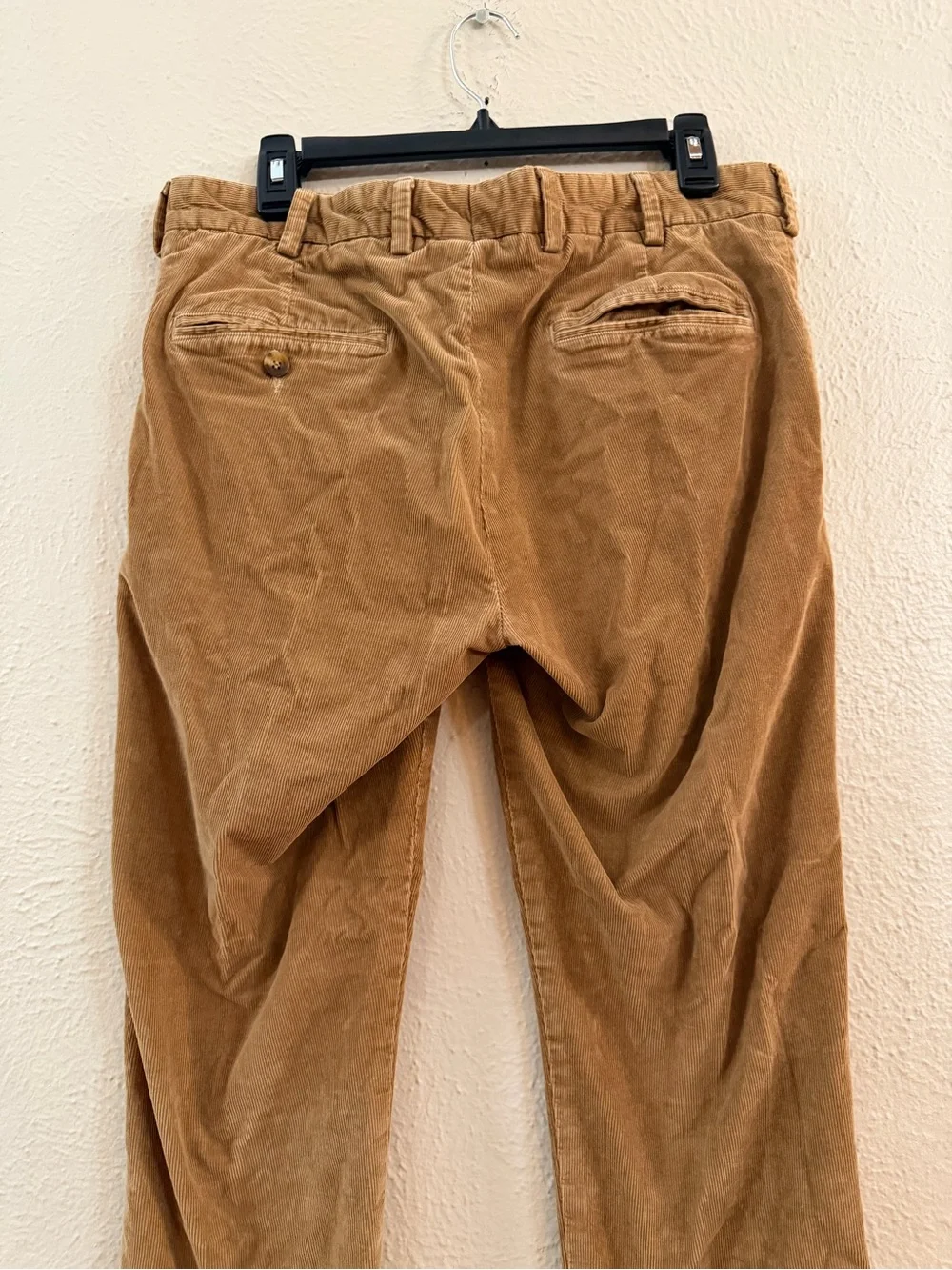 Bills Khakis tan corduroy flat front pants